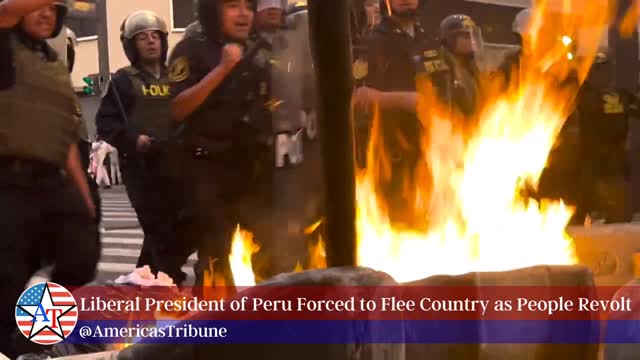 Liberal President of Peru Forced to Flee Country