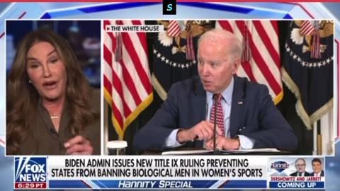 Caitlyn Jenner rasgando Joe Biden