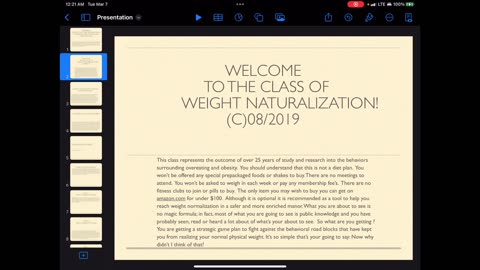 #1 Weight Naturalization Video Course