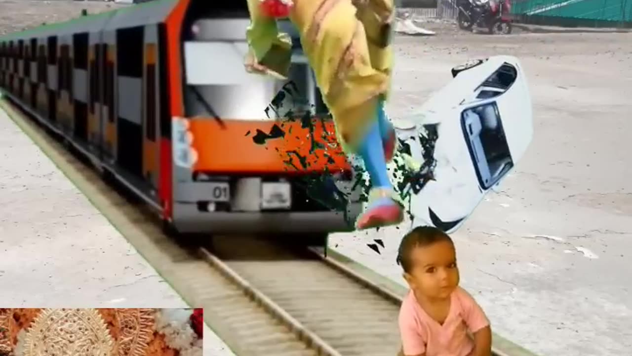 Krishna Ji save a cute baby 🙏😱//