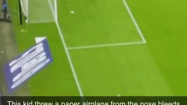 Incredible Paper Airplane Throw