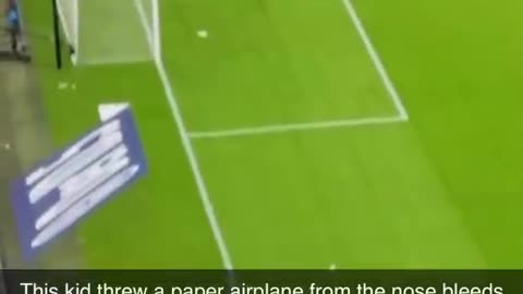 Incredible Paper Airplane Throw