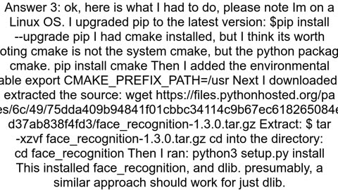 I39m getting an error in python while installing the dlib library
