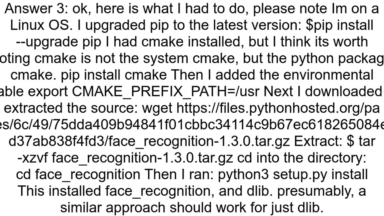 I39m getting an error in python while installing the dlib library