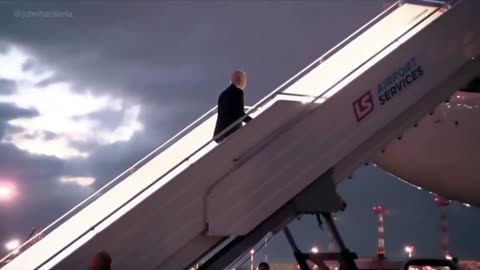 NEW: BIDEN FALLS AGAIN ON AIR FORCE ONE.