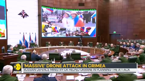 'Massive' drone attack in Sevastopol; Russia alleges British hand in attack _ World News _ WION