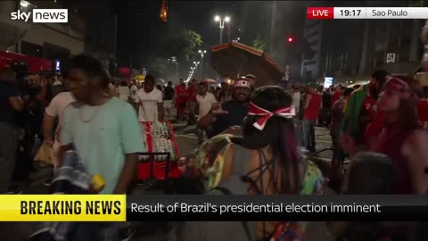 Lula supporters jubilant in Sao Paulo as they smell victory