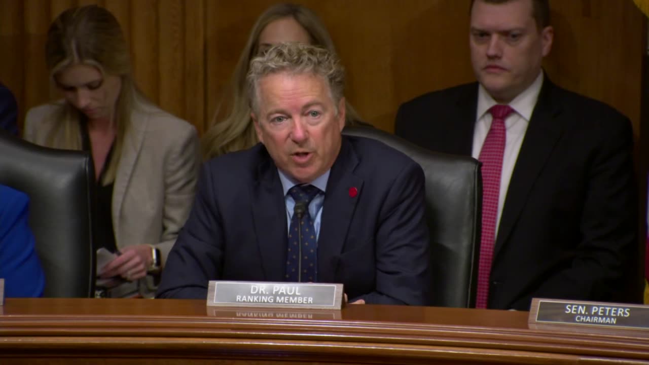 Dr. Rand Paul Opening Remarks at HSGAC Hearing with Sec. Mayorkas - April 18, 2023