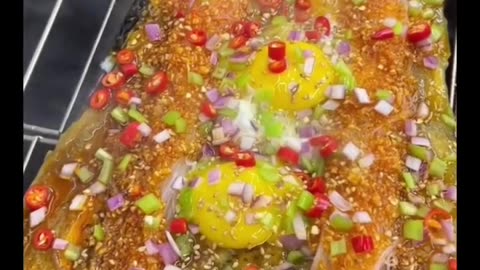 Delicious food made with eggplant melon