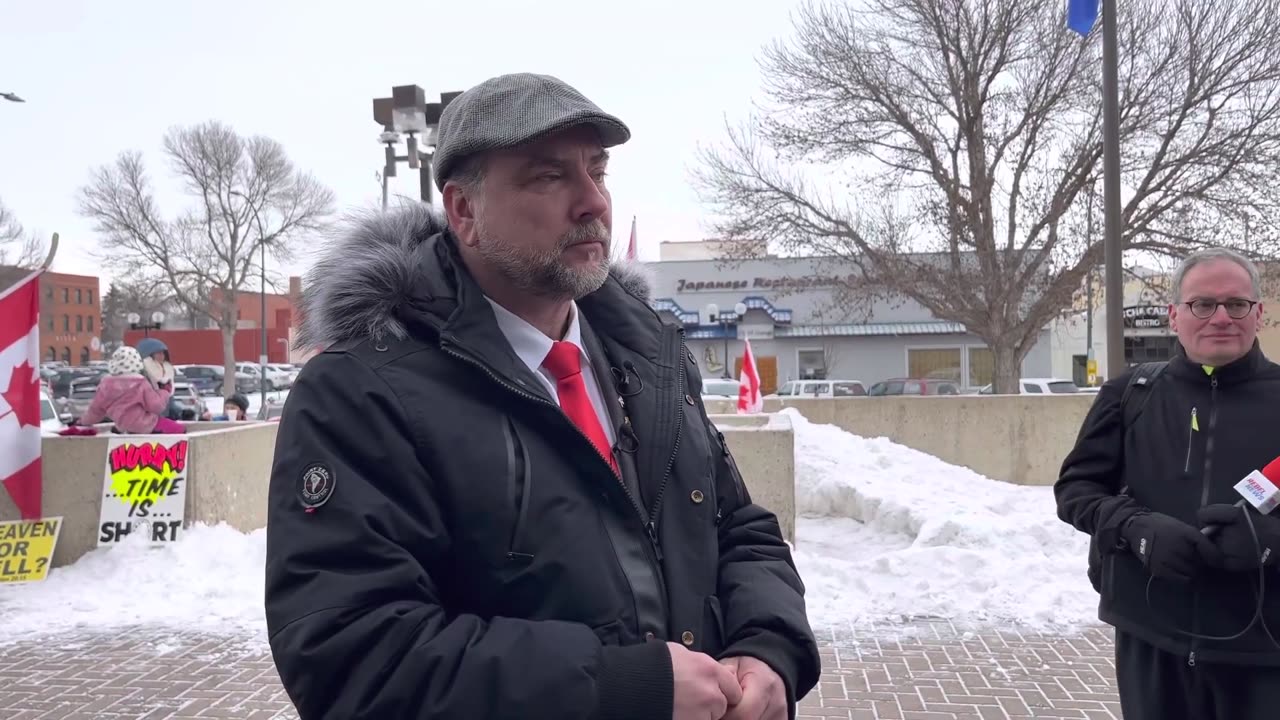 Pastor Artur Pawlowski After Court Today in Lethbridge