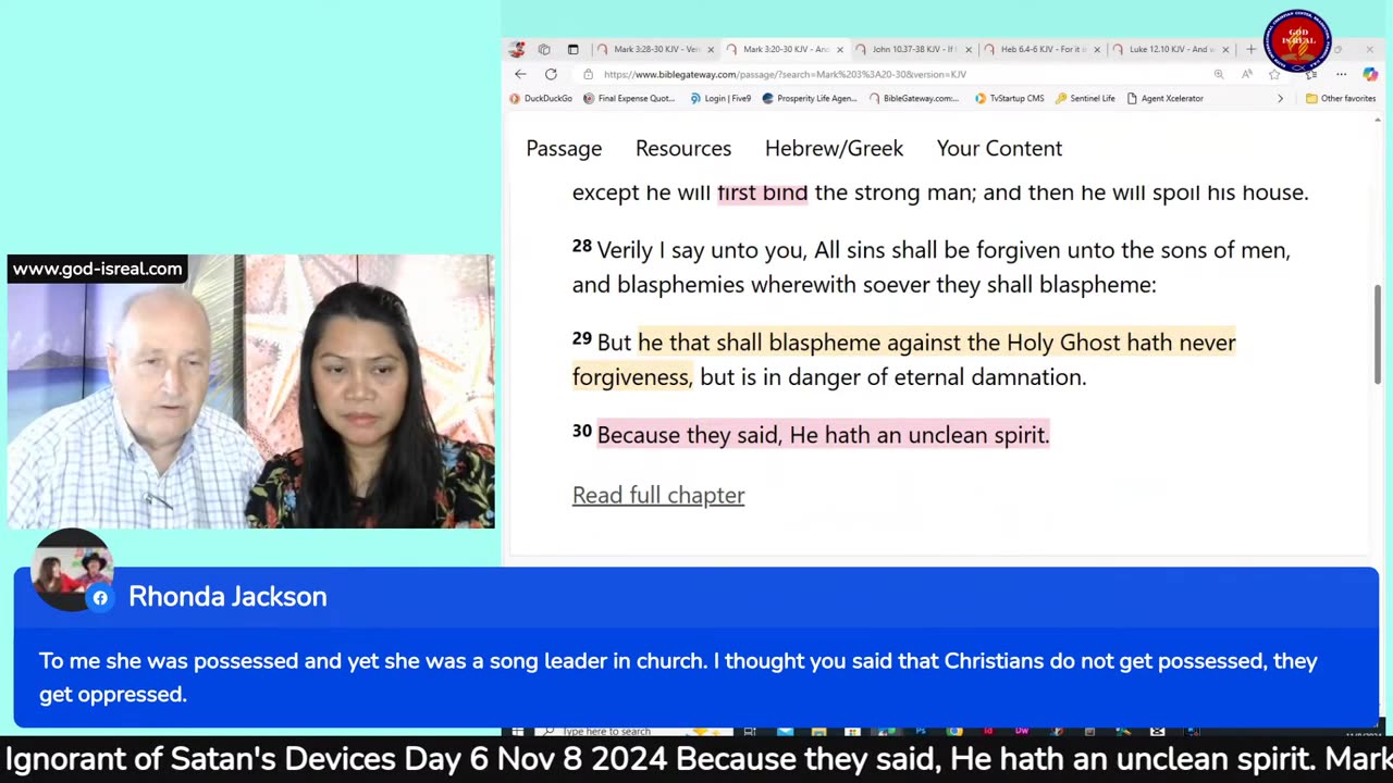 11-08-24 Not Ignorant of Satan's Devices Day 6 - Pastor Chuck Kennedy