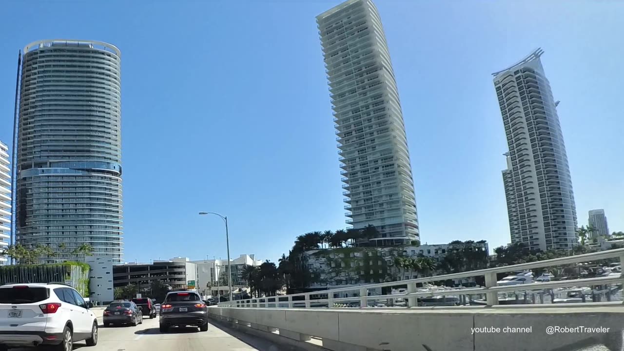 Driving from Miami to Miami Beach 2025