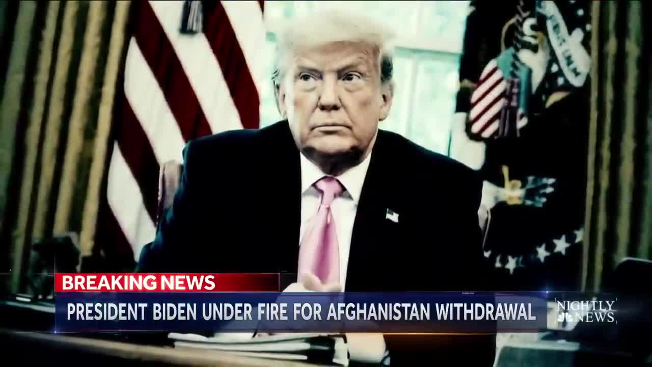 White house reacts as Taliban gain control of afghanistan