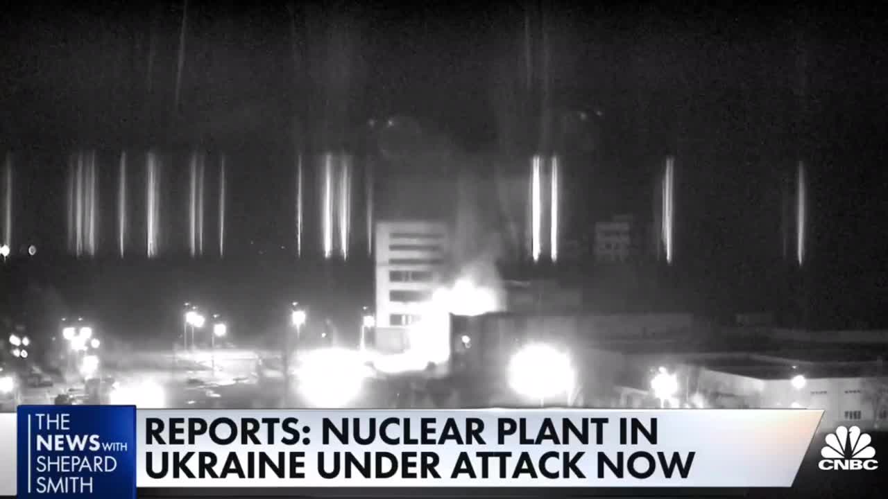 NEW: Europe’s largest nuclear power plant under fire by Russian forces