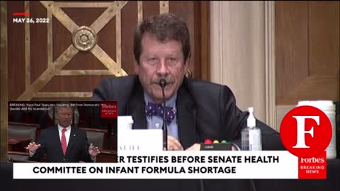 Rand Paul grills FDA commissioner over baby formula shortage.