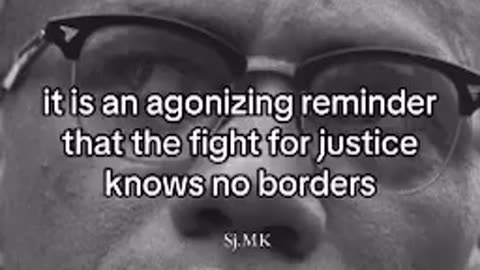 Malcom x on Palestine