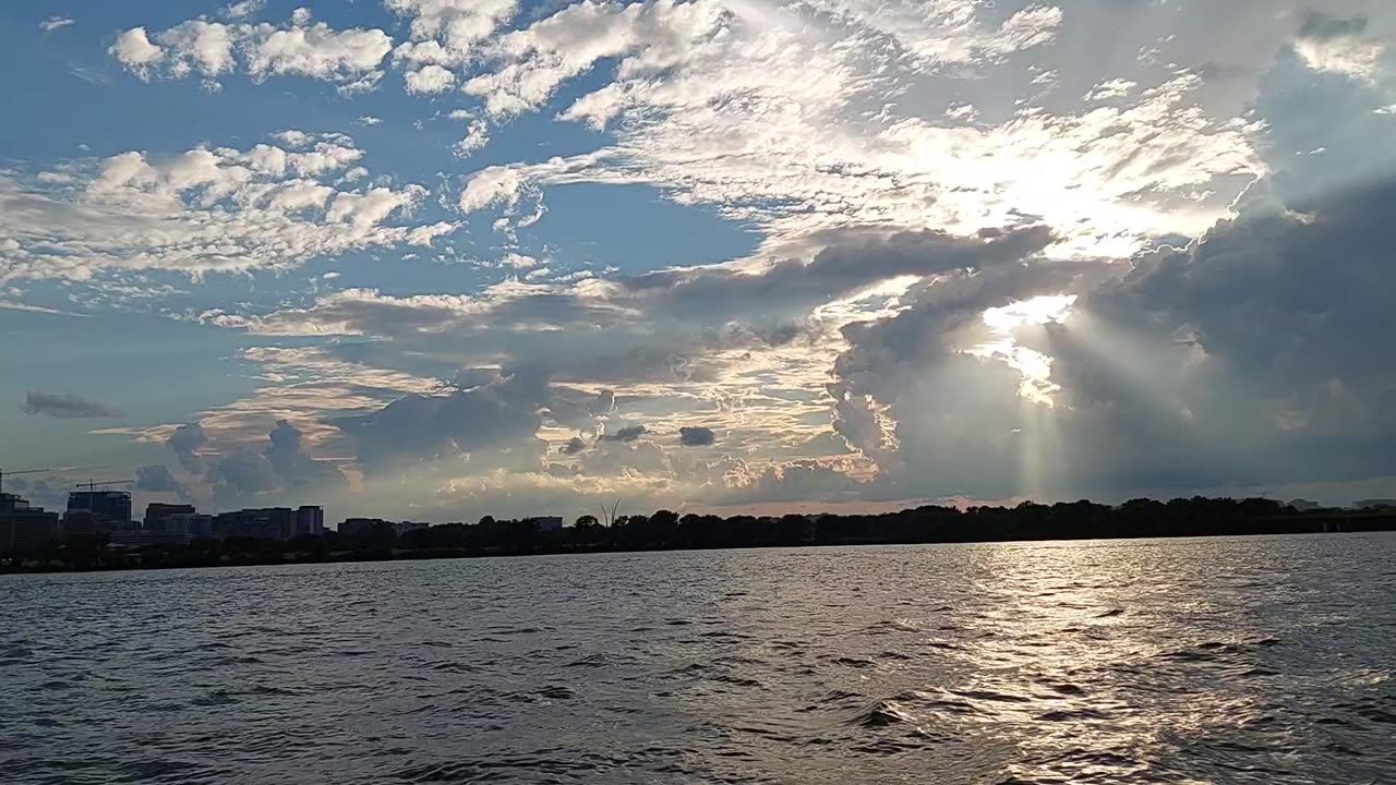 boat ride on a cool day.