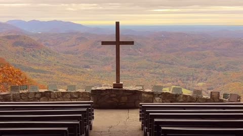 Pretty Chapel in the mountains