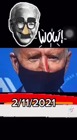 The Fake Joe Biden Actor’s Prosthesis Slips on Camera