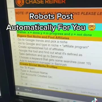 AI ROBOTS AUTOMATICALLY POST THE VEDIOS