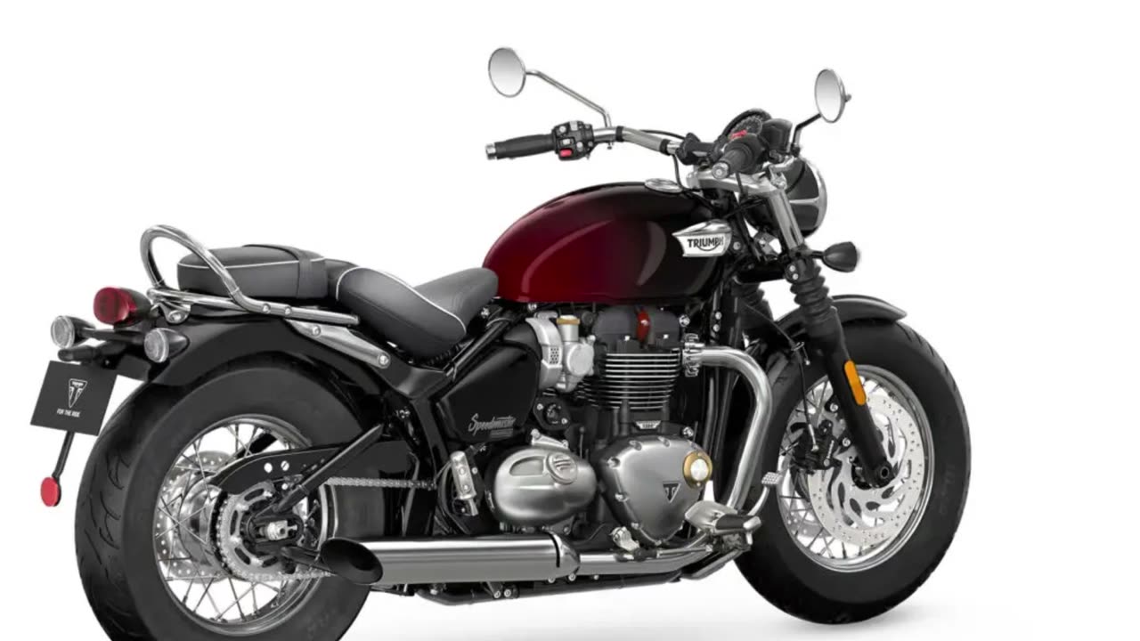 2024 Triumph Bonneville Speedmaster Red Stealth Edition