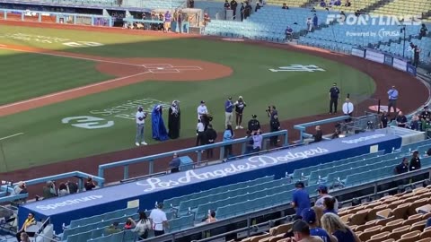Near empty stadium as the Dodgers "honour" a drag group that mocks Christians