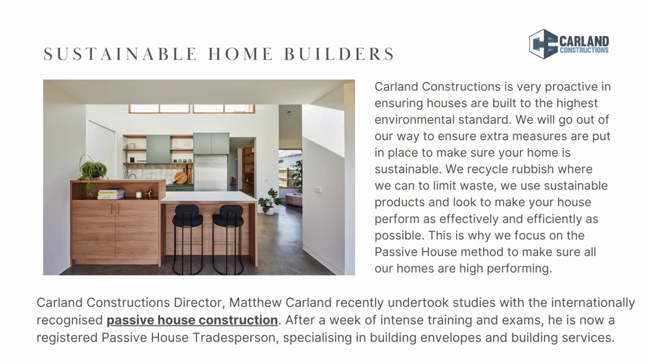 Build Your Dream Home with a Sustainable Home Builder in Melbourne - Carl and Constructions