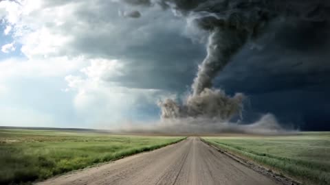 Cloud tornado in real life