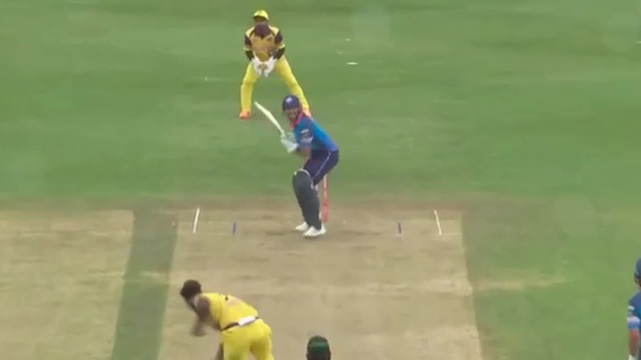 Sandeep Lamachan Picks Up First Wicket #shortvideo #viralshort #trendingvideo #cricketlover