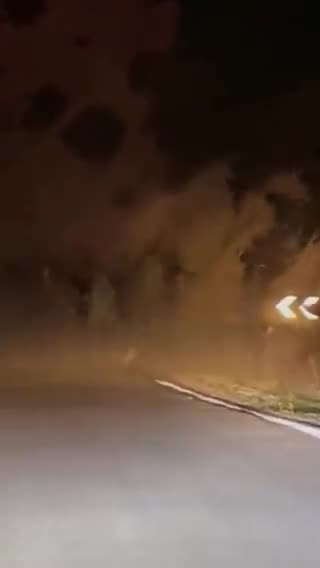 Like something from a horror movie as unknown men pile into Spain at their border area near Morocco.