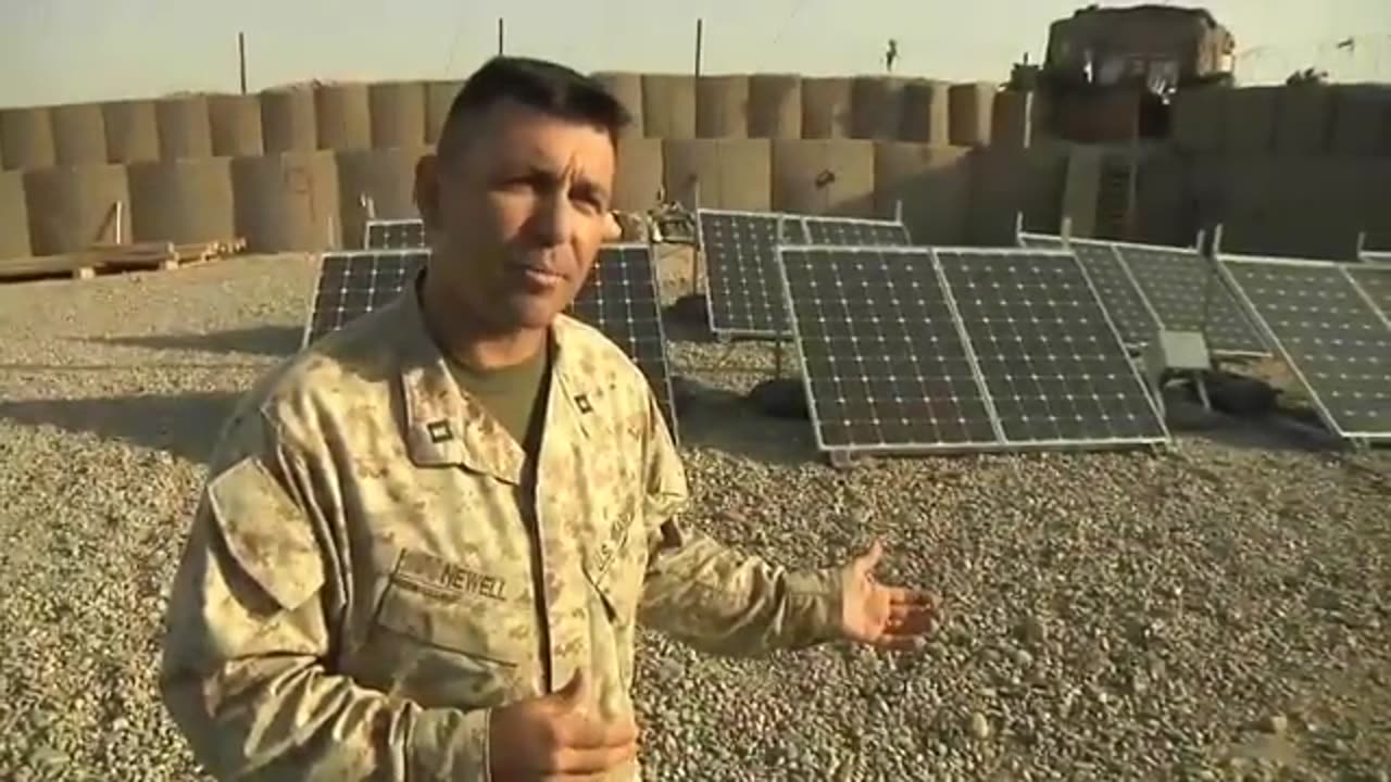 Marine Corps pursues alternative energy on the battlefield