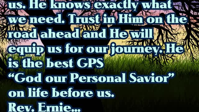 Daily Message from Rev. Ernie, January 12 2023