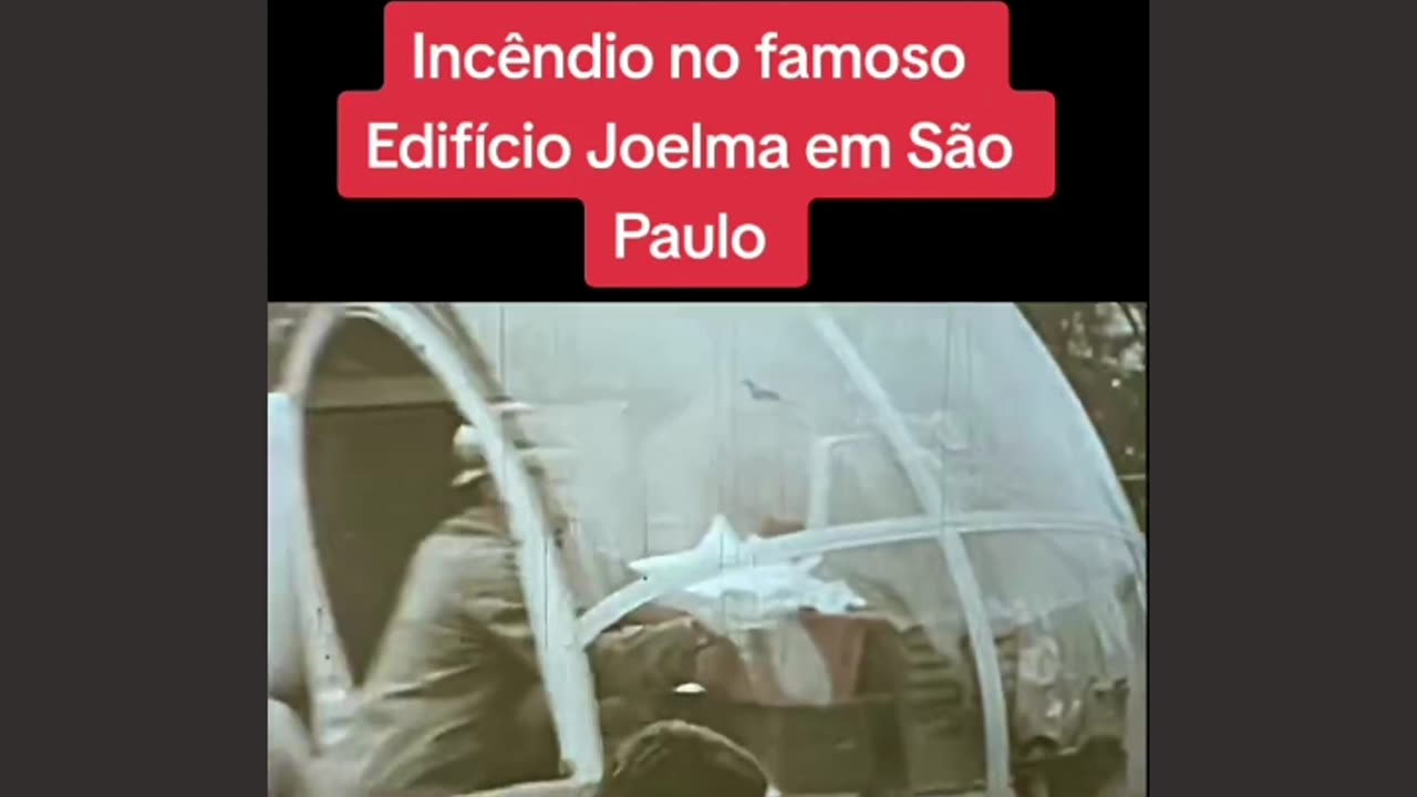 fire of the Joelma Building in the City of São Paulo in 1974, a sad memory...