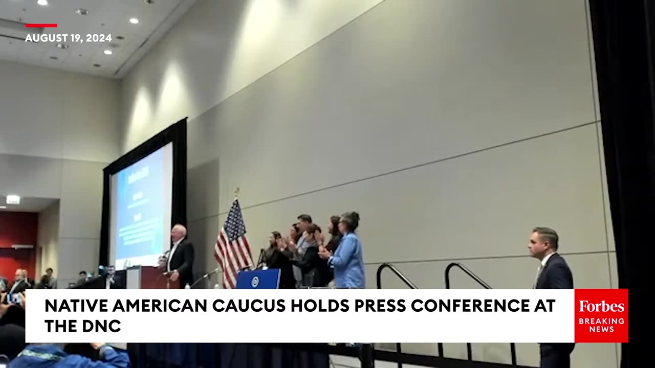 ‘This Is About A More Inclusive Society’: Tim Walz Makes Appeal To Native American Caucus At DNC