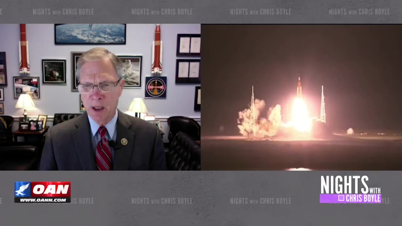 Rep. Babin on US Space Defense and the Artemis Program - “Nights with Chris Boyle” on OAN Live!