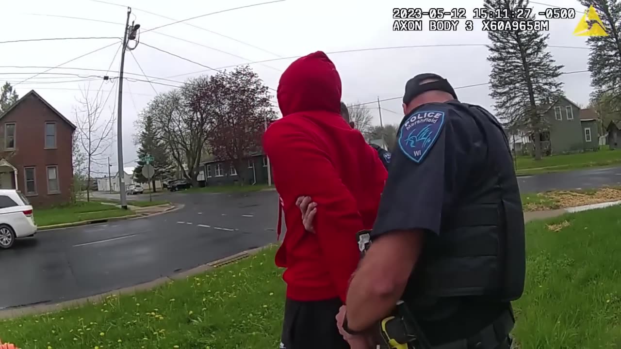 The Moment He Realized Police Found Him