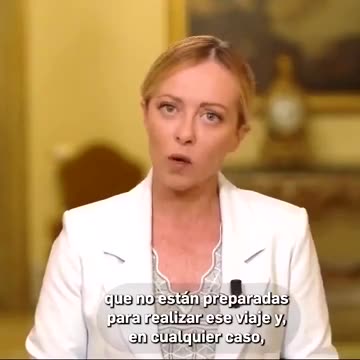 Italian Prime Minister Giorgia Meloni speaks out.