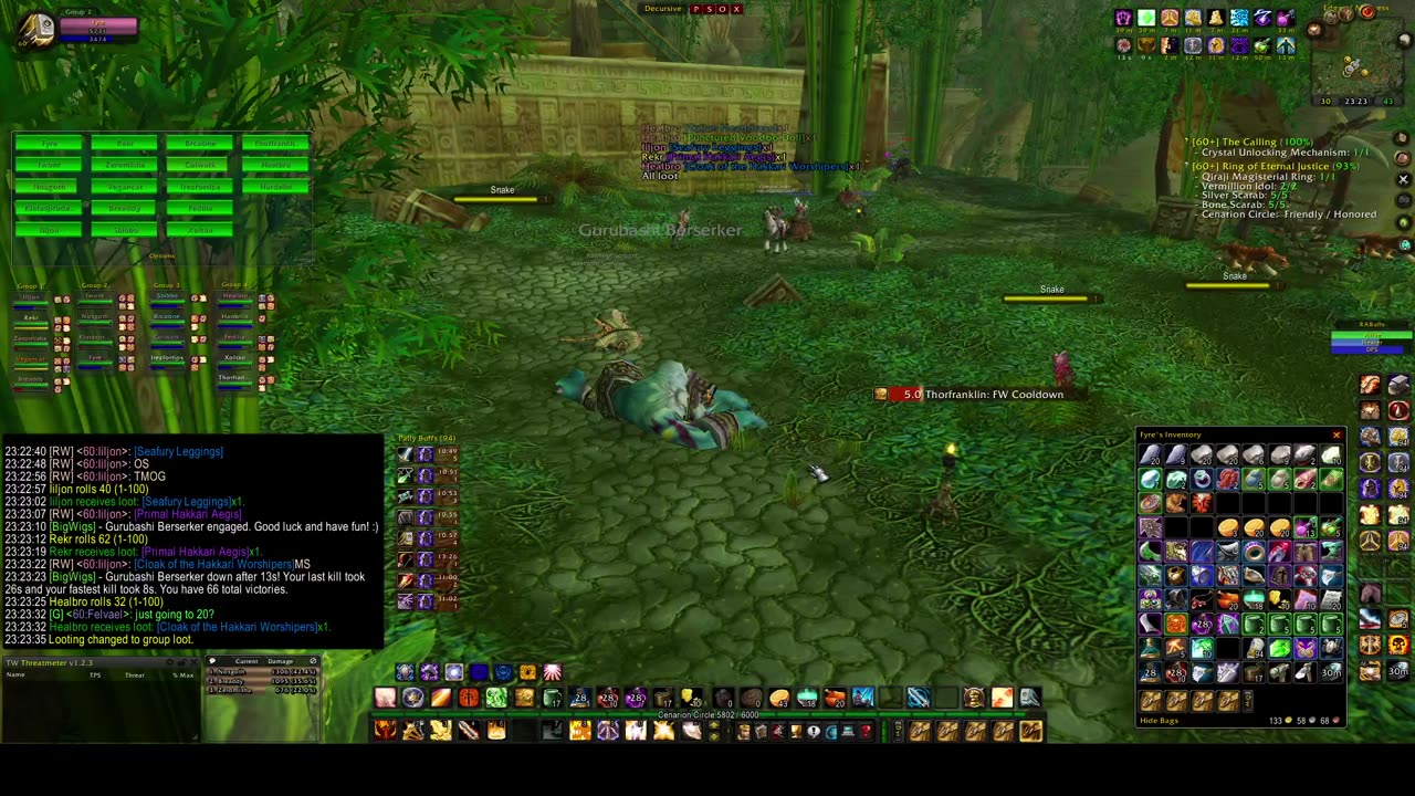 Turtle Wow - PUG ZG run - 28 April - paladin POV