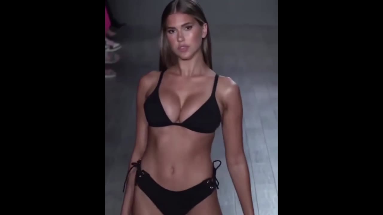 Swimwear fashion show