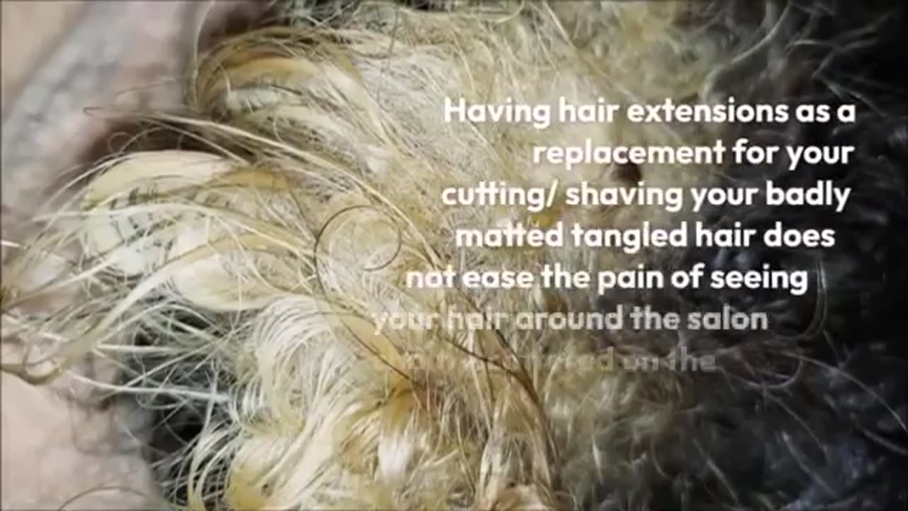 Tangle hairexpert for 2 years extremely matted hair Ultimate hair detangle testimony