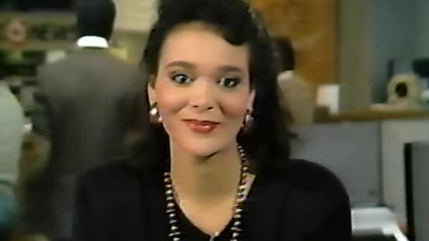 December 30, 1988 - Angela Cain Previews WRTV 5PM News