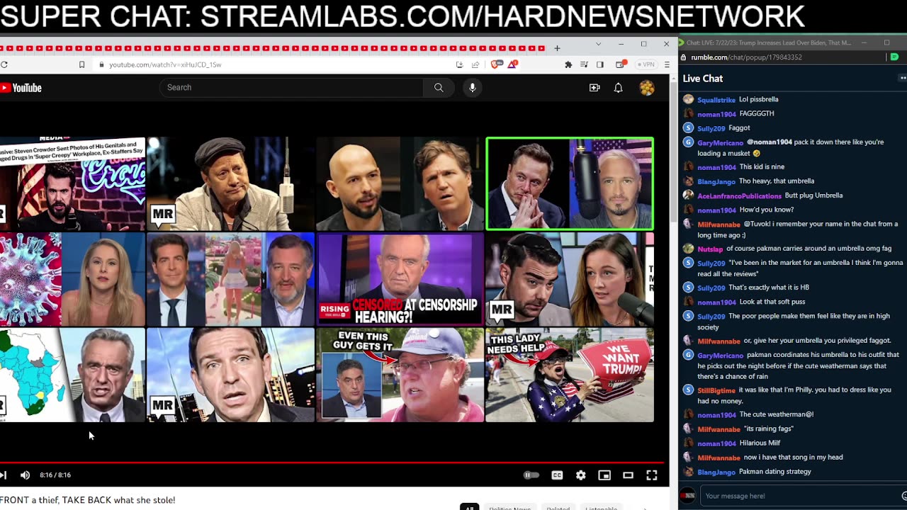LIVE: 7/22/23: Trump Increases Lead Over Biden, That Means More Indictments