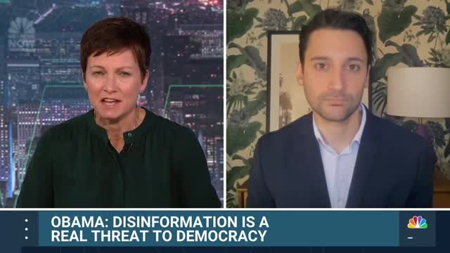 Obama Warns Spread Of Disinformation Is 'Weakening' Democracies