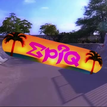 #001 "BiBBY FightFarm EpiQ Beach Skateboard" Physical + Digital NFT
