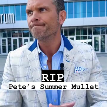 Pete's Mullet is Gone!