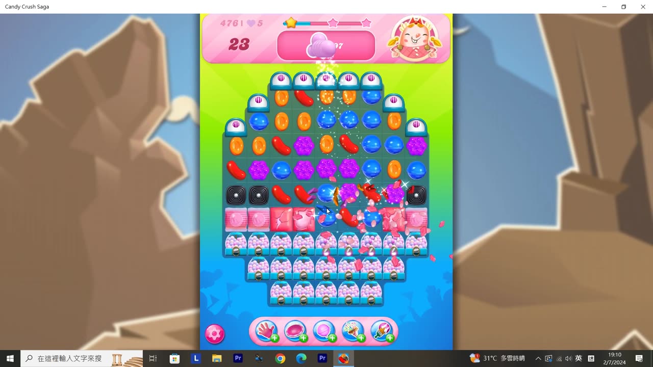 Candy Crush Saga Record (Level 476)