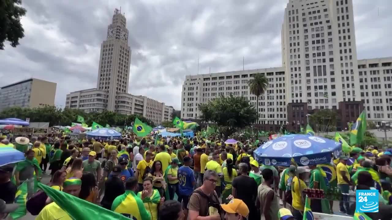 Las protestas bolsonaristas en Brasil continúan, aunque ahora con menor intensidad • FRANCE 24