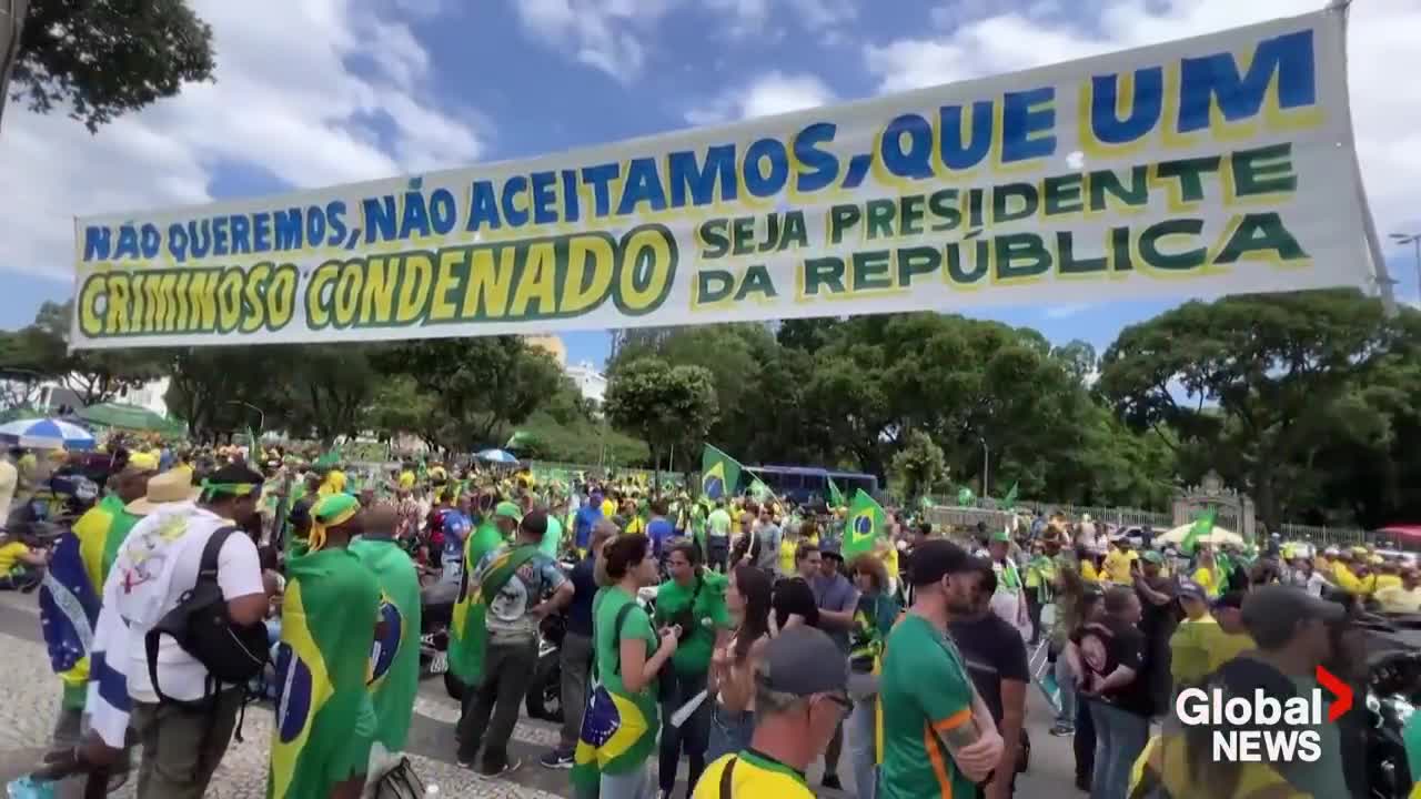 Supporters of Brazil’s Bolsonaro call on military after election loss, Lula backers celebrate win