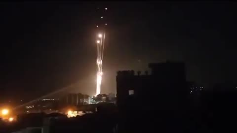 NEW - Hundreds of rockets have been fired from Gaza towards Israel today.