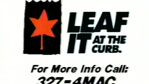 October 12, 1993 - "Leaf it at the Curb, Indianapolis"